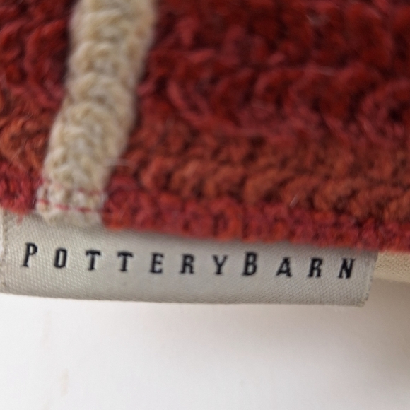 Pottery Barn Puppy Embroidered Crewel Pillow - Picture 6 of 8